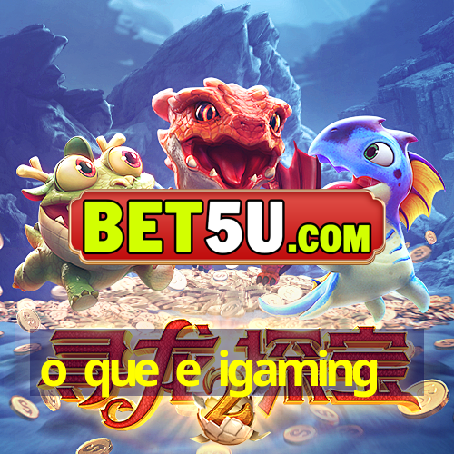 o que e igaming